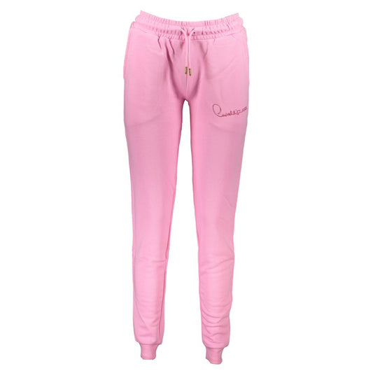 Cavalli Class Pink Cotton Pant