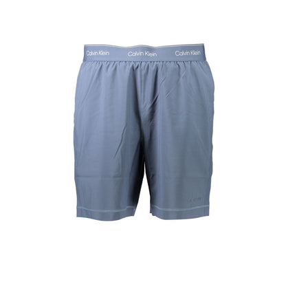 Calvin Klein Blue Polyester Sport Shorts