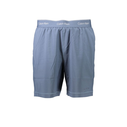 Calvin Klein Blue Polyester Sport Shorts