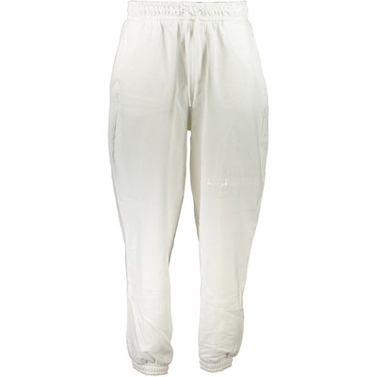Calvin Klein White Cotton Sports Trousers