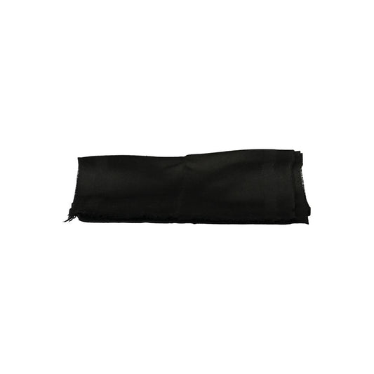 Calvin Klein Black Marabou Accessory Scarf