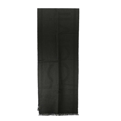 Calvin Klein Black Marabou Accessory Scarf