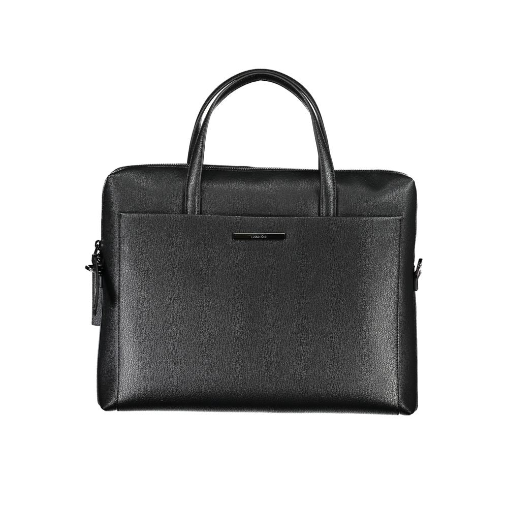 Calvin Klein Black Polyester Briefcase