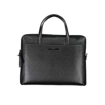 Calvin Klein Black Polyester Briefcase
