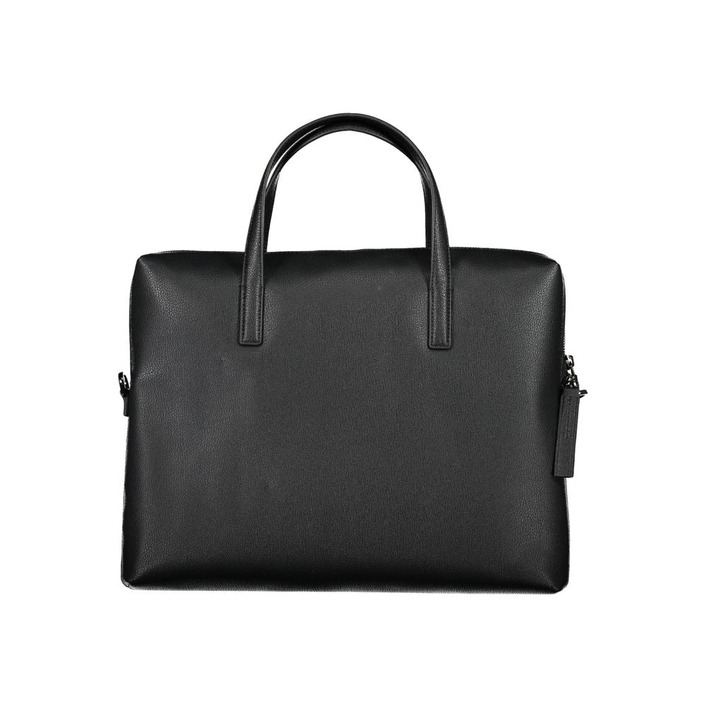Calvin Klein Black Polyester Briefcase