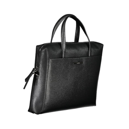 Calvin Klein Black Polyester Briefcase