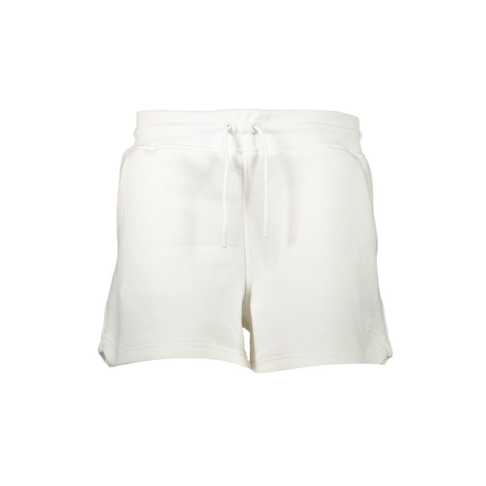 K-Way White Polyester Sports Shorts