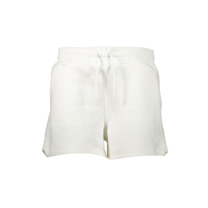 K-Way White Polyester Sports Shorts
