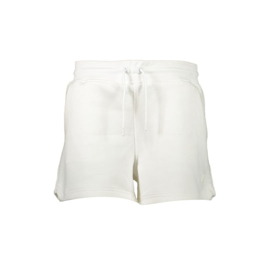 K-Way White Polyester Sports Shorts