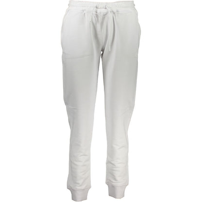K-Way White Cotton Sport Trousers