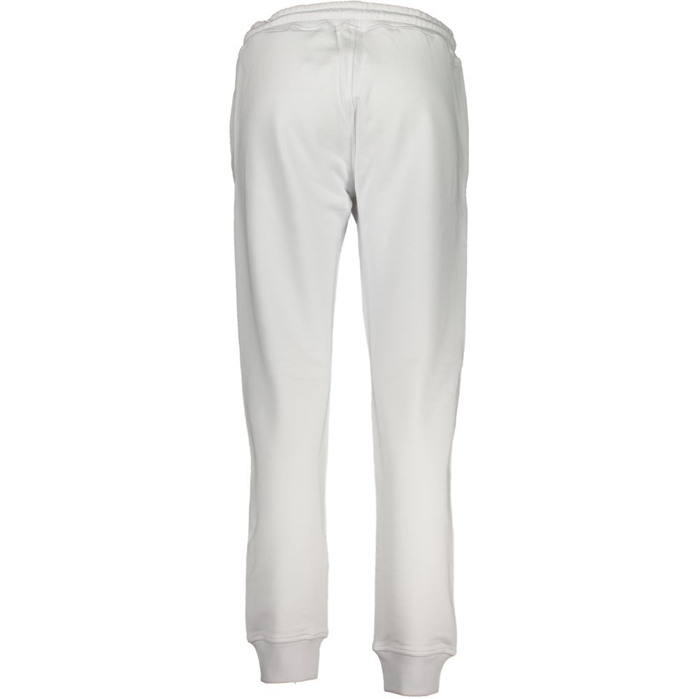 K-Way White Cotton Sport Trousers