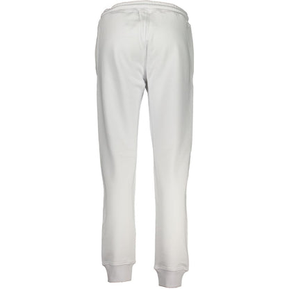 K-Way White Cotton Sport Trousers