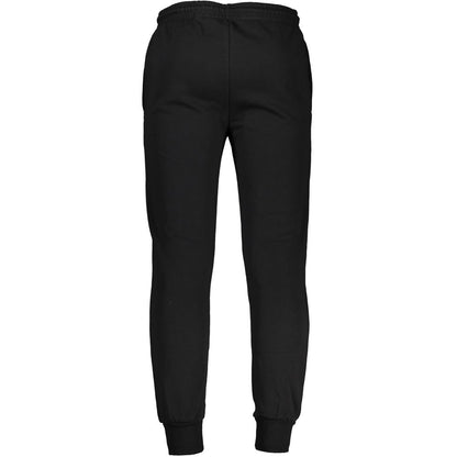 K-Way Black Cotton Sports Trousers