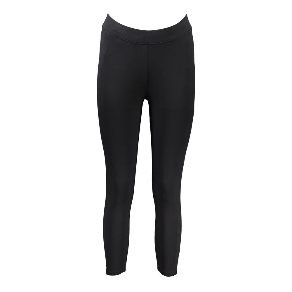Napapijri Black Cotton Sports Leggings