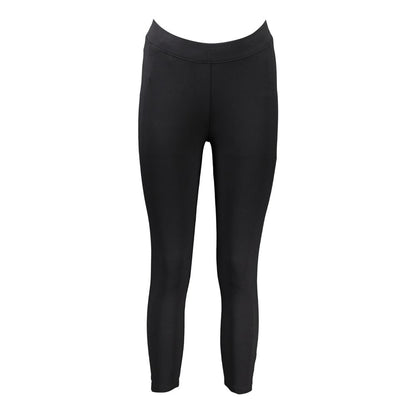 Napapijri Black Cotton Sports Leggings