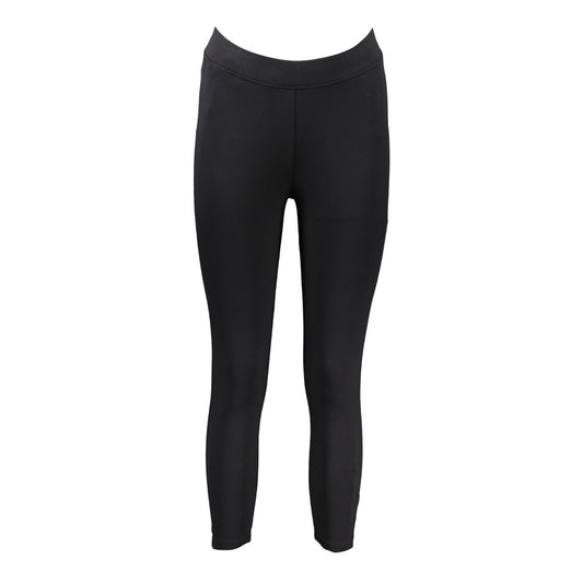 Napapijri Black Cotton Sports Leggings