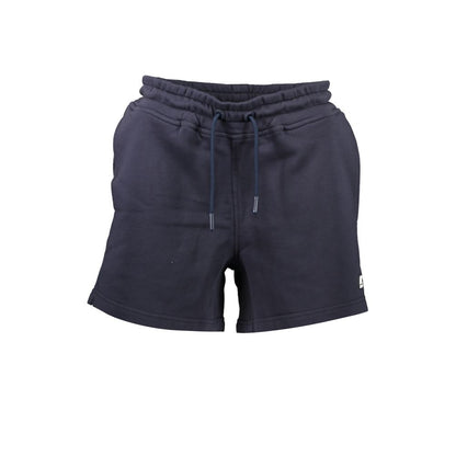 K-WAY Blue Cotton Pant: Sporty Elegance Redefined
