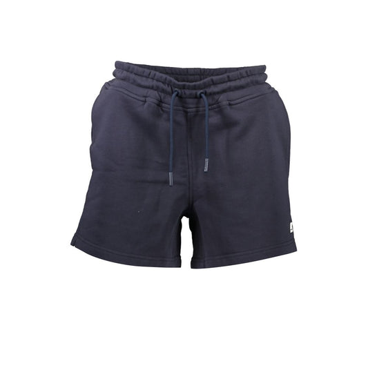 K-WAY Blue Cotton Pant: Sporty Elegance Redefined