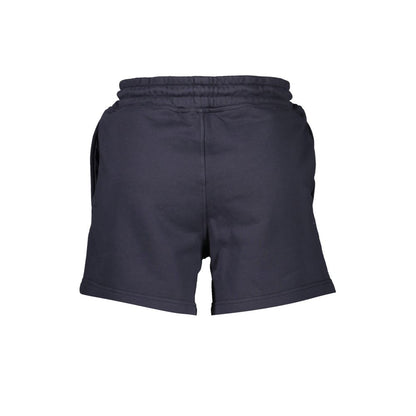 K-WAY Blue Cotton Pant: Sporty Elegance Redefined