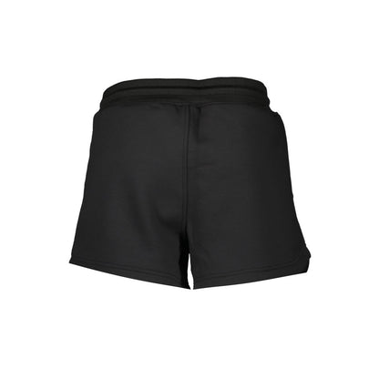 K-Way Black Polyester Sports Shorts