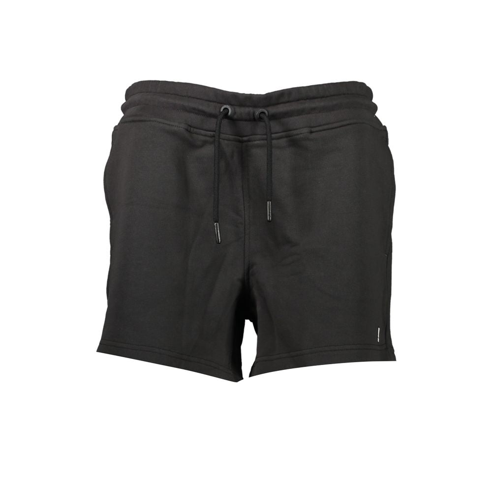 K-Way Black Cotton Pant - Sports Short Trousers