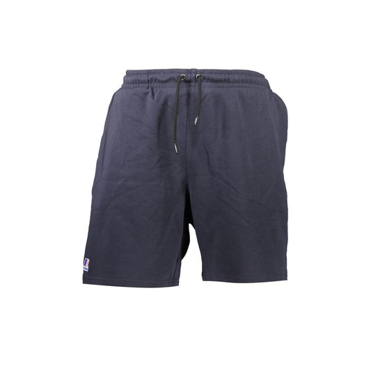 K-Way Blue Cotton Sports Shorts