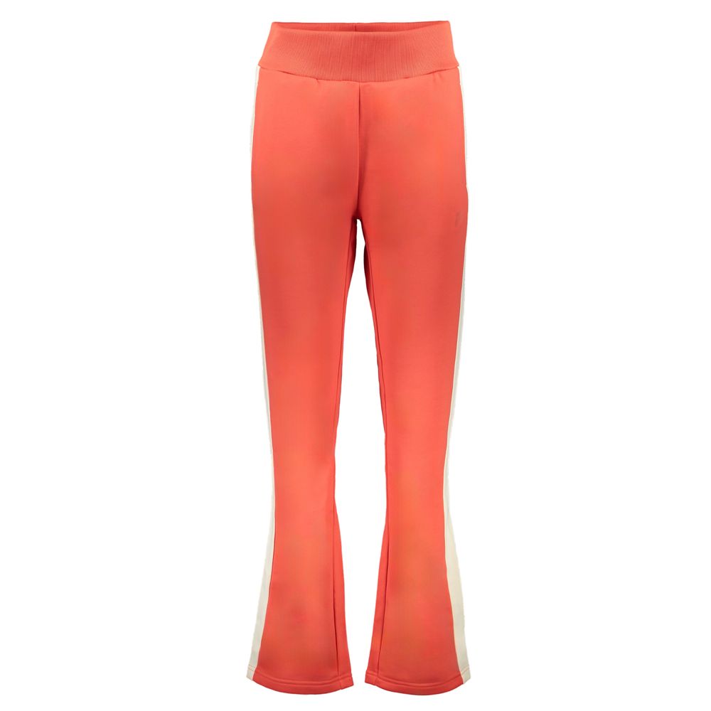 Fila Pink Polyester Pant - Stylish Sports Trousers with Reflective Details