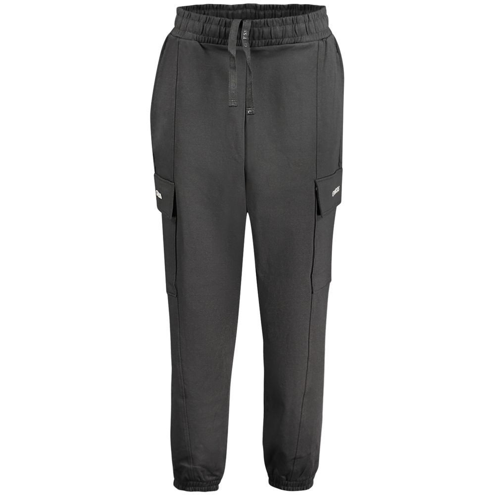 Guess Jeans Black Cotton Pant - Stylish Comfort with a Bold Edge
