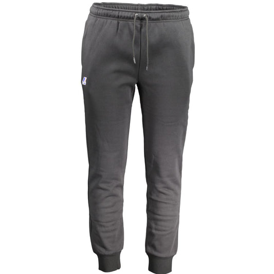 K-Way Black Cotton Pant - Stylish Sports Trousers for Active Lifestyles