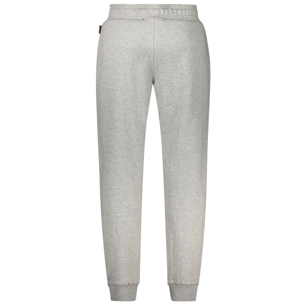 Napapijri Gray Cotton Pants - Versatile Sports Trousers for Urban Adventures
