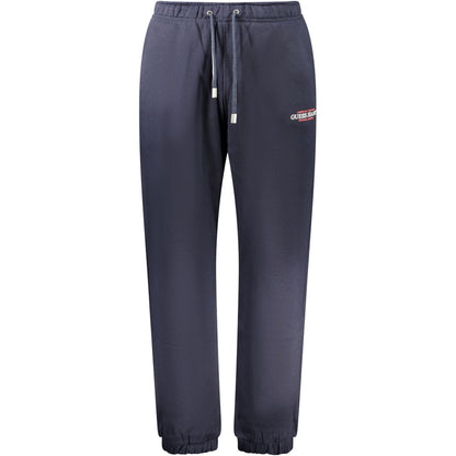 Guess Jeans Blue Cotton Sports Trousers