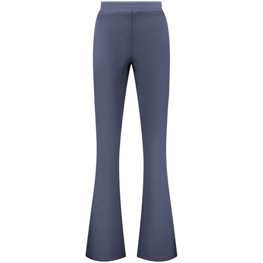 K-WAY Blue Polyester Pant - Modern Urban Comfort