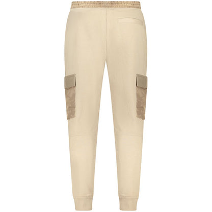 Hugo Boss Beige Cotton Pant - Elevated Sports Trousers