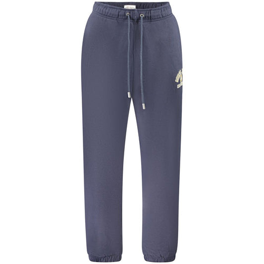 Guess Jeans Blue Cotton Pants - Sporty Elegance Redefined