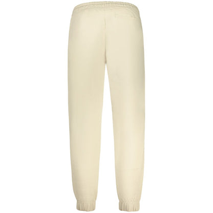 Guess Jeans Beige Cotton Pant - Sporty Elegance Redefined