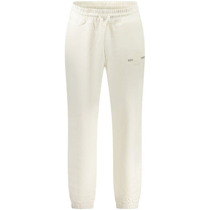 Guess Jeans White Cotton Sports Trousers