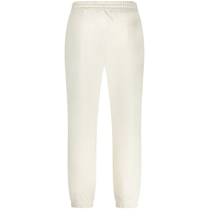 Guess Jeans White Cotton Sports Trousers