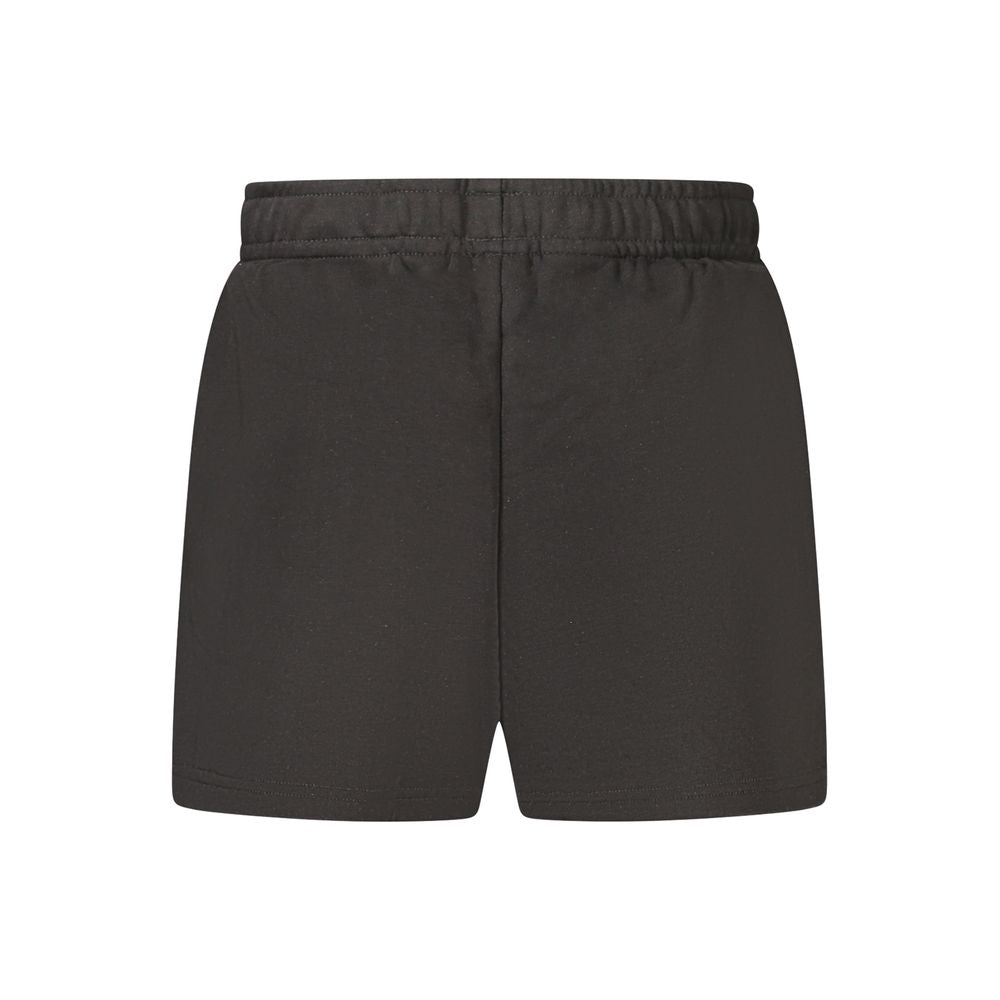 Fila Black Cotton Pant - Lusciano Elastic Waist Shorts
