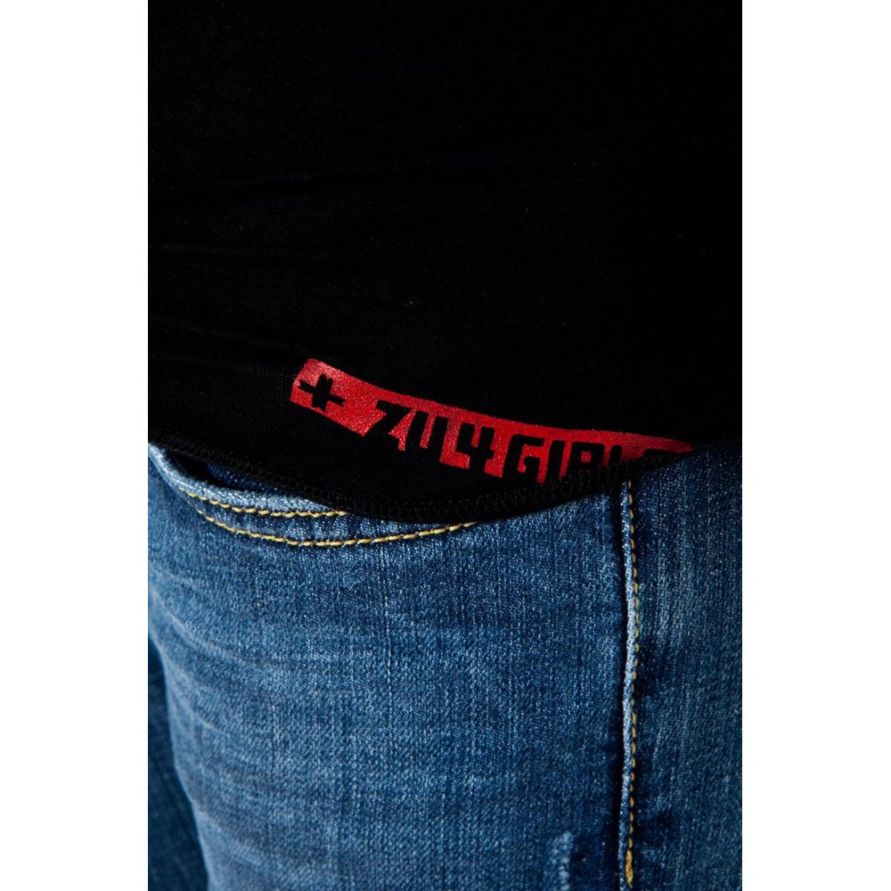 Zuelements Wide Shoulder Black Lycra Tank Top