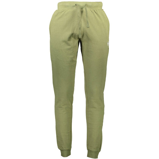Sergio Tacchini Green Cotton Pant - Stylish Sports Trousers