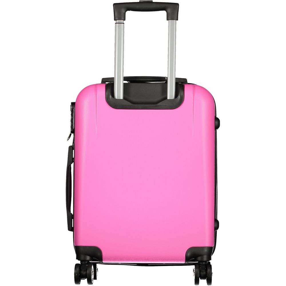 Laura Biagiotti Pink Polyethylene Luggage Set