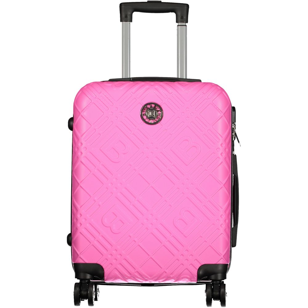 Laura Biagiotti Pink Polyethylene Luggage Set