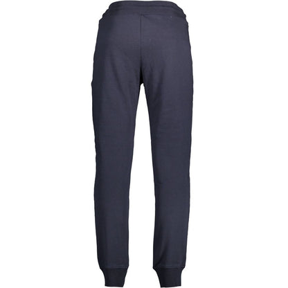 Napapijri Blue Cotton Pant - Sports Trousers for Urban Explorers