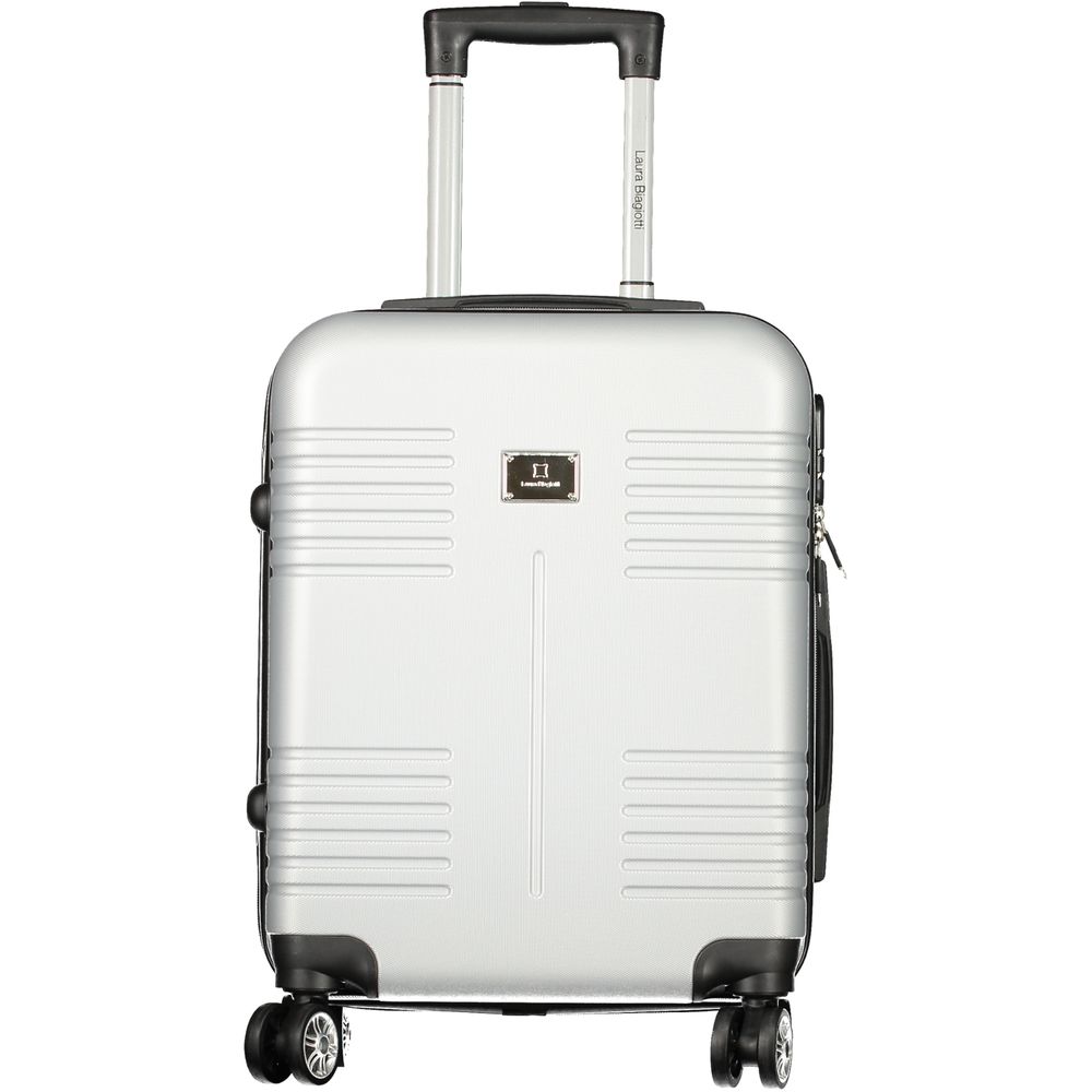 Laura Biagiotti Gray Polyethylene Luggage - Small Trolley
