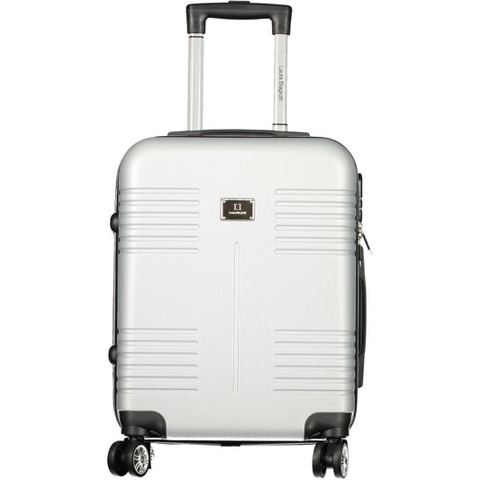 Laura Biagiotti Gray Polyethylene Luggage - Small Trolley