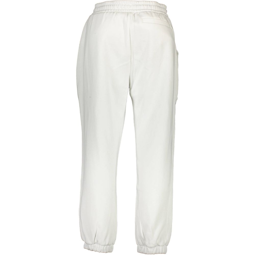 Calvin Klein White Cotton Sports Trousers