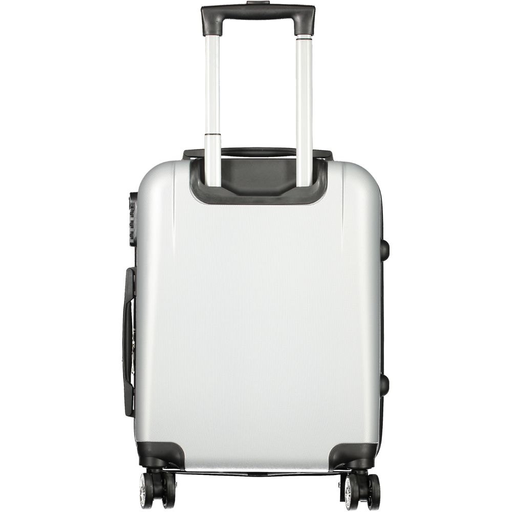 Laura Biagiotti Gray Polyethylene Luggage Set of 3 Trolleys