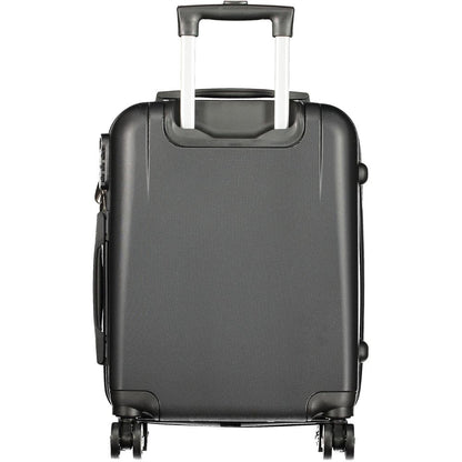 Laura Biagiotti Black Polyethylene Luggage Set of 3 Trolleys