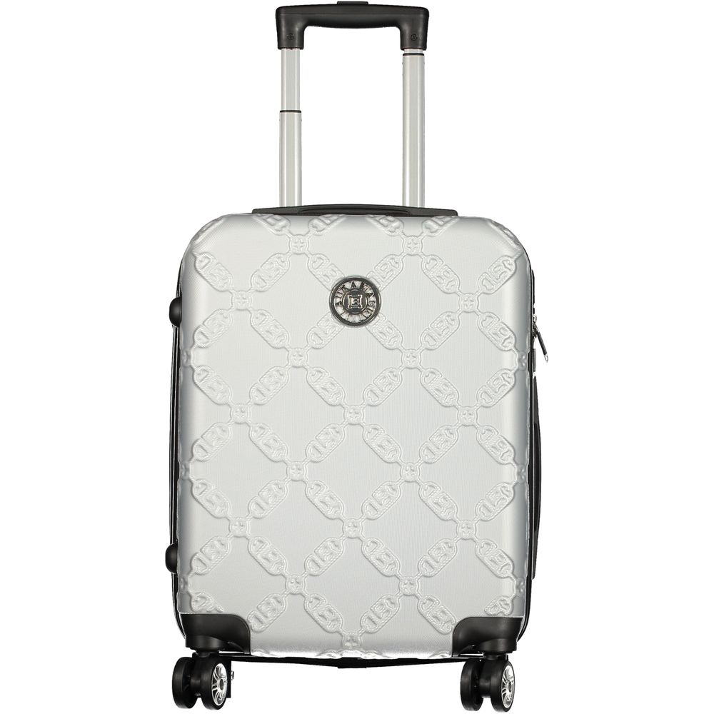 Laura Biagiotti Gray Polyethylene Luggage Set of 3 Trolleys