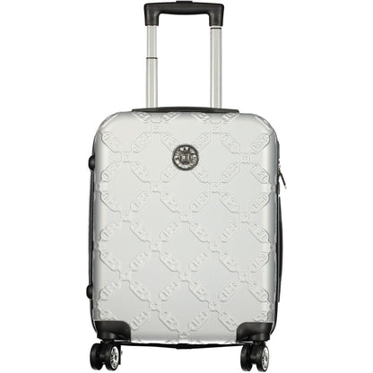 Laura Biagiotti Gray Polyethylene Luggage Set of 3 Trolleys